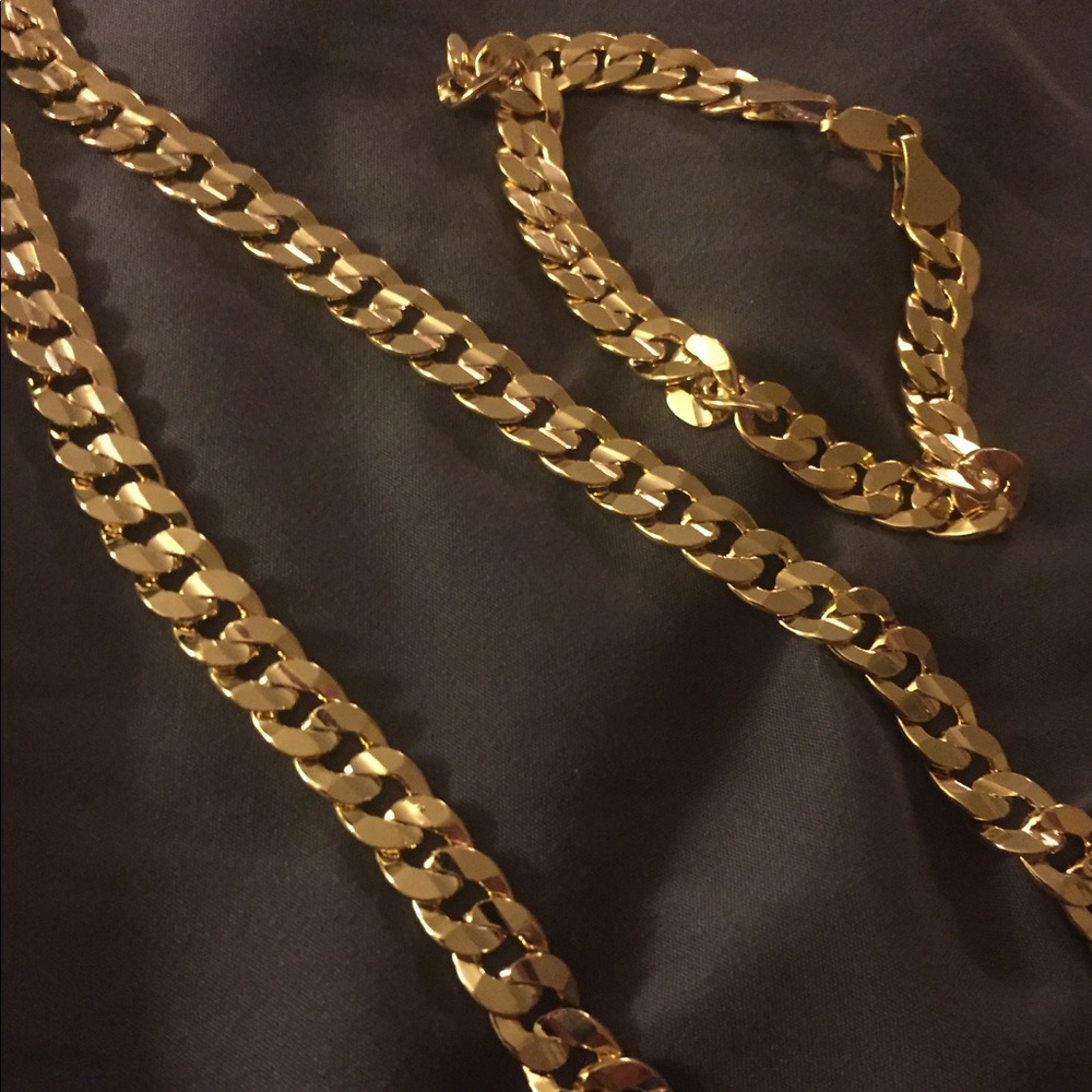 14k gold Cuban set fused